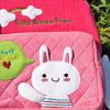 [Honey Bunny] Embroidered Applique Kids School Backpack / Outdoor Backpack (9.8*8.3*2.4)