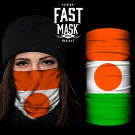 Country Flag Fast Mask (Country: Niger)