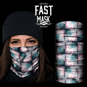 Kaleidoscope Face Mask (Option: Fleece)