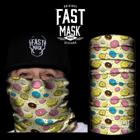 MMMM Donuts Face Mask (Option: Fleece)