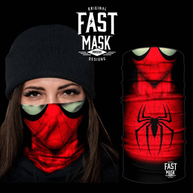 Web Slinger Spider Face Mask (Option: Fleece)