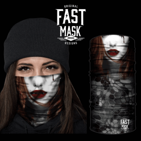 Female Vampire Face Mask (Option: Regular)