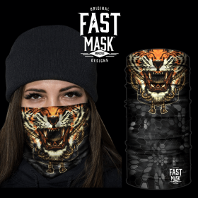 Roaring Tiger Face Mask (Option: Regular)