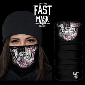 Crystal Skull Face Mask (Option: )