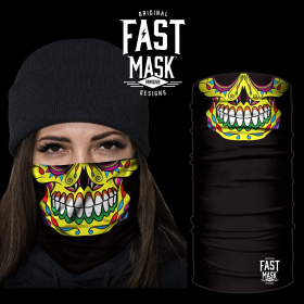 Viva Los Skulls Face Mask (Option: Regular)